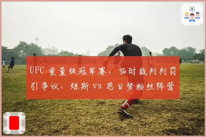 UFC 重量级冠军赛,临时裁判判罚引争议,琼斯 vs 恩甘努粉丝阵营对立