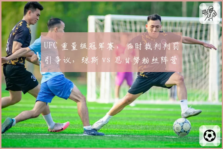 UFC 重量级冠军赛,临时裁判判罚引争议,琼斯 vs 恩甘努粉丝阵营对立